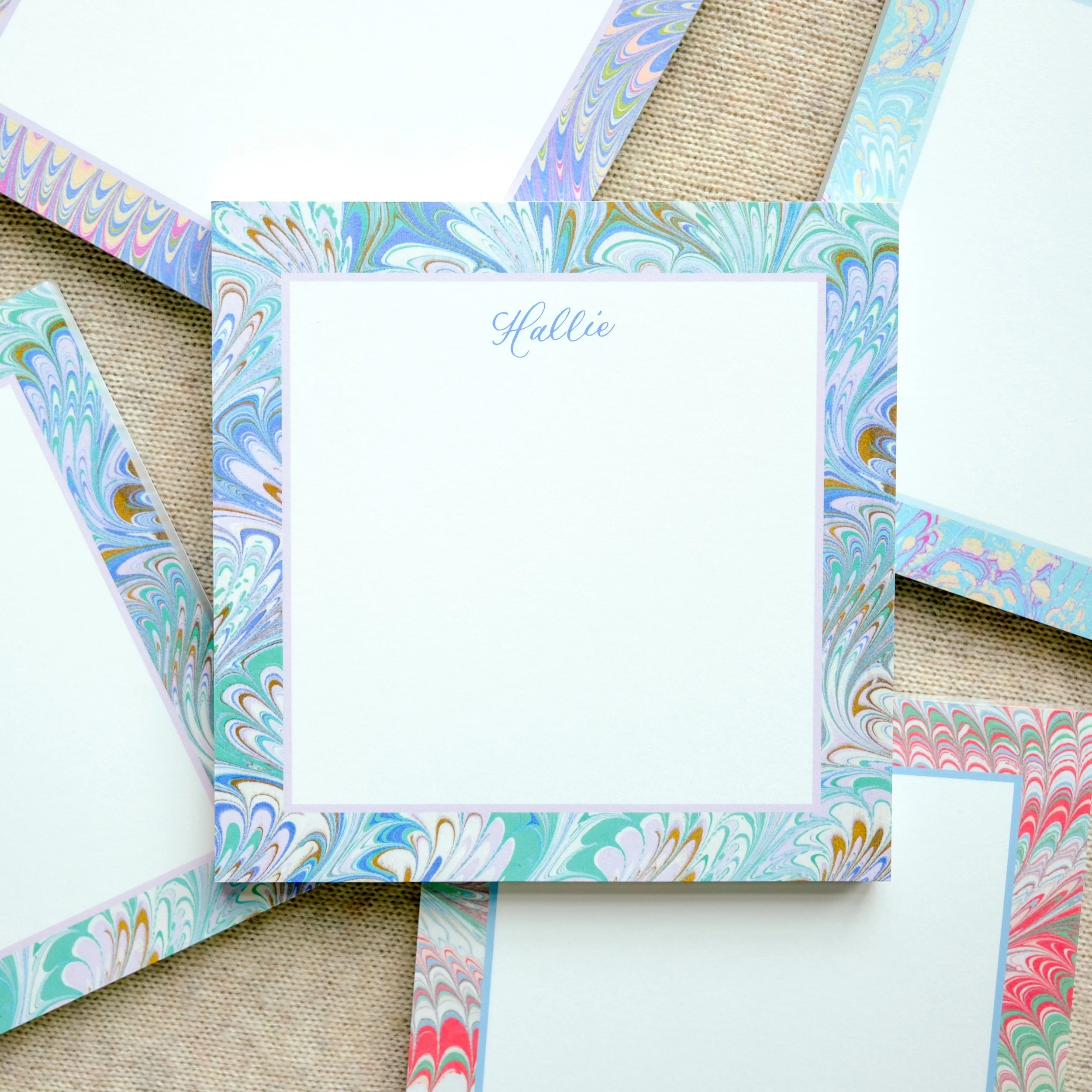 Coastal Breeze Marble Notepad