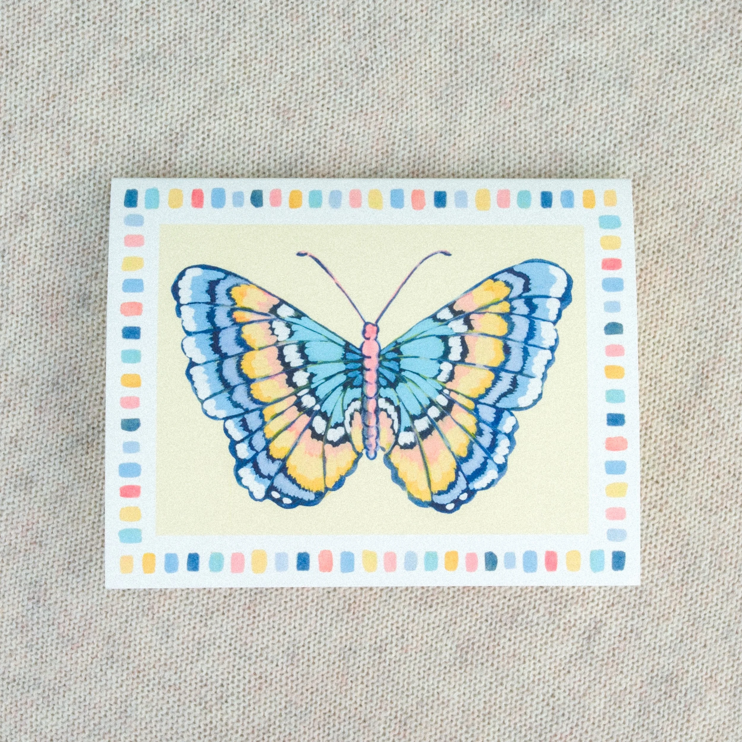 Easter Butterfly Stationery Set