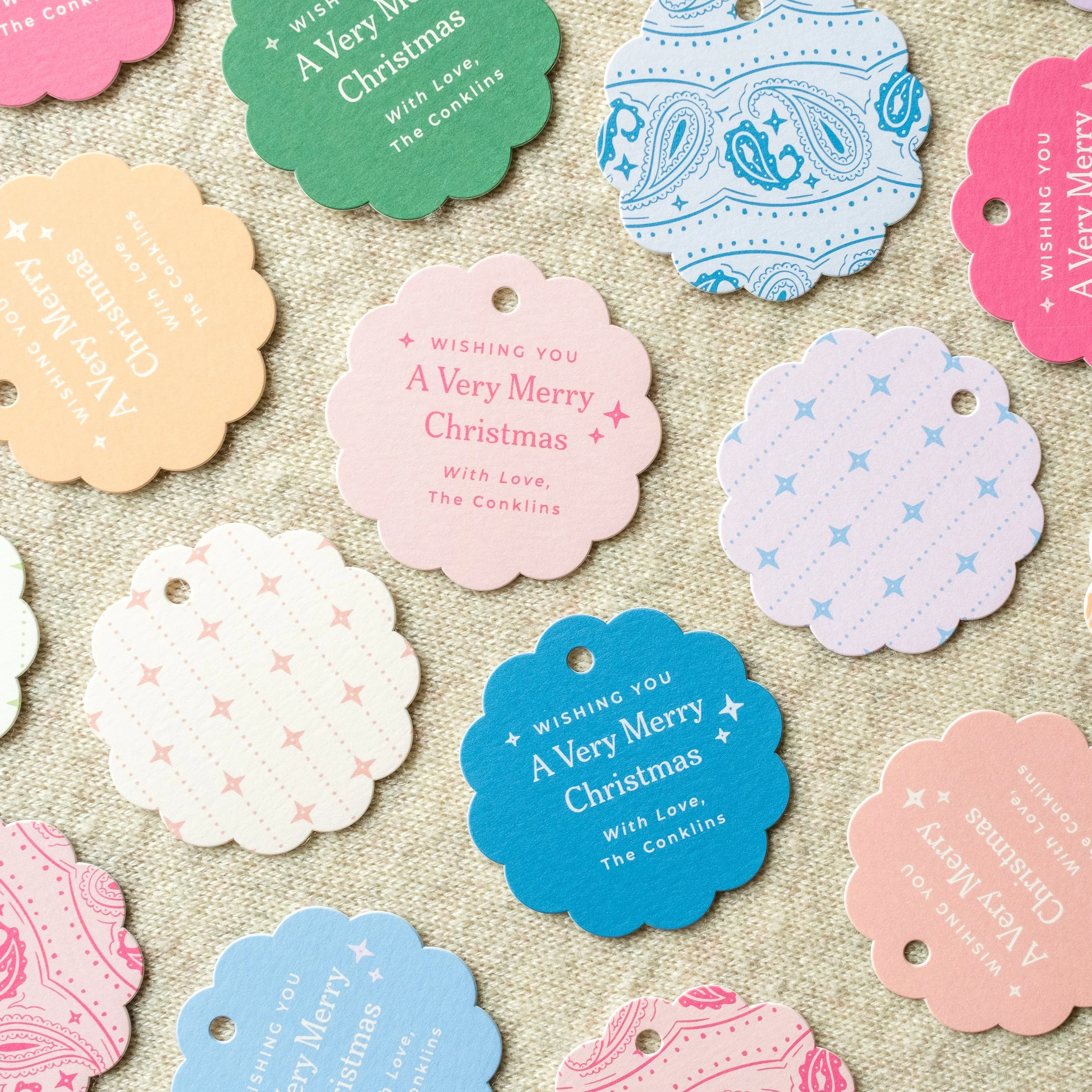 2026 | Bandana Scallop Gift Tags
