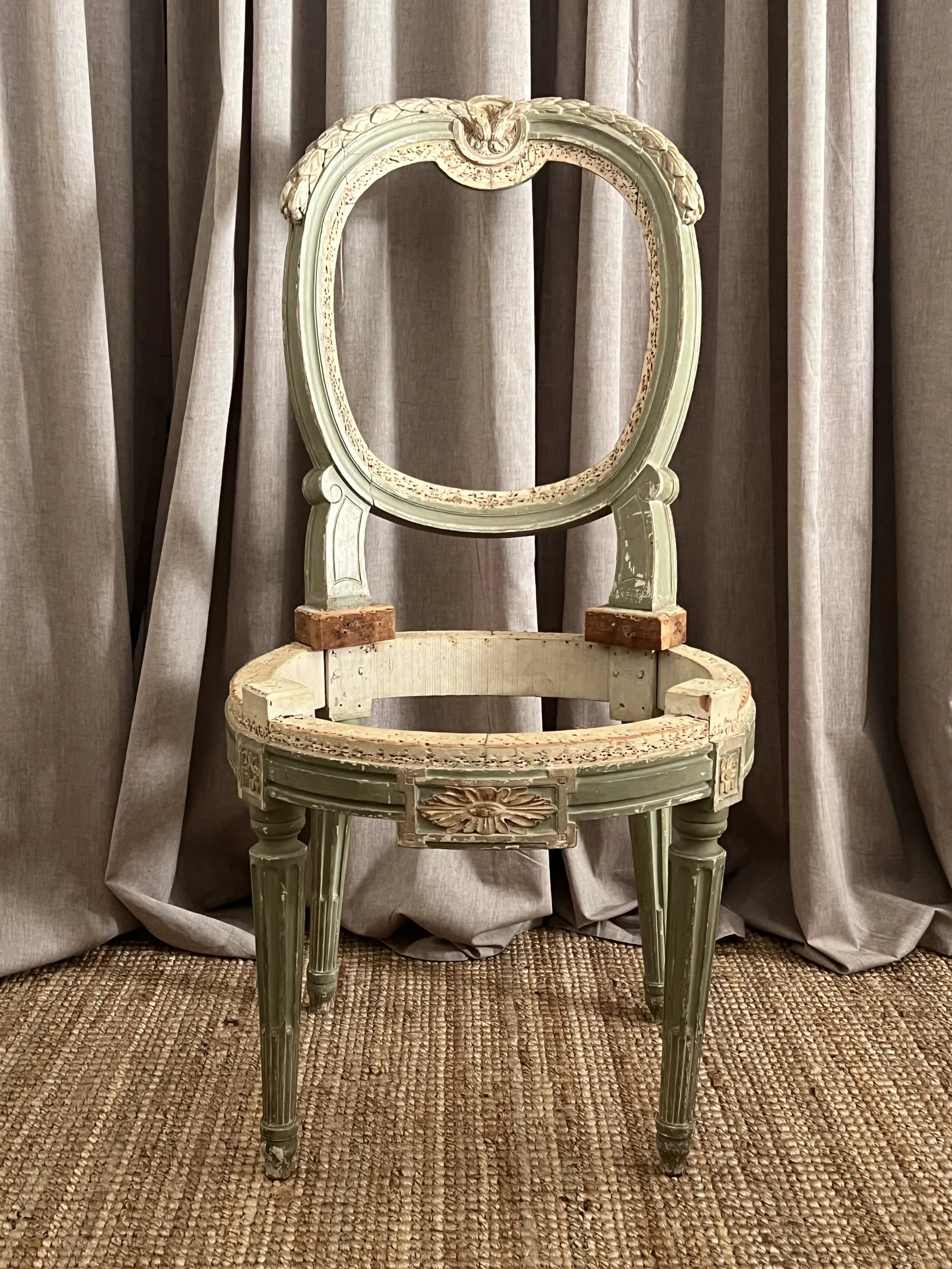 Suite of Four Louis XVI Dining Chairs From the Paris Home of Daisy Fellowes