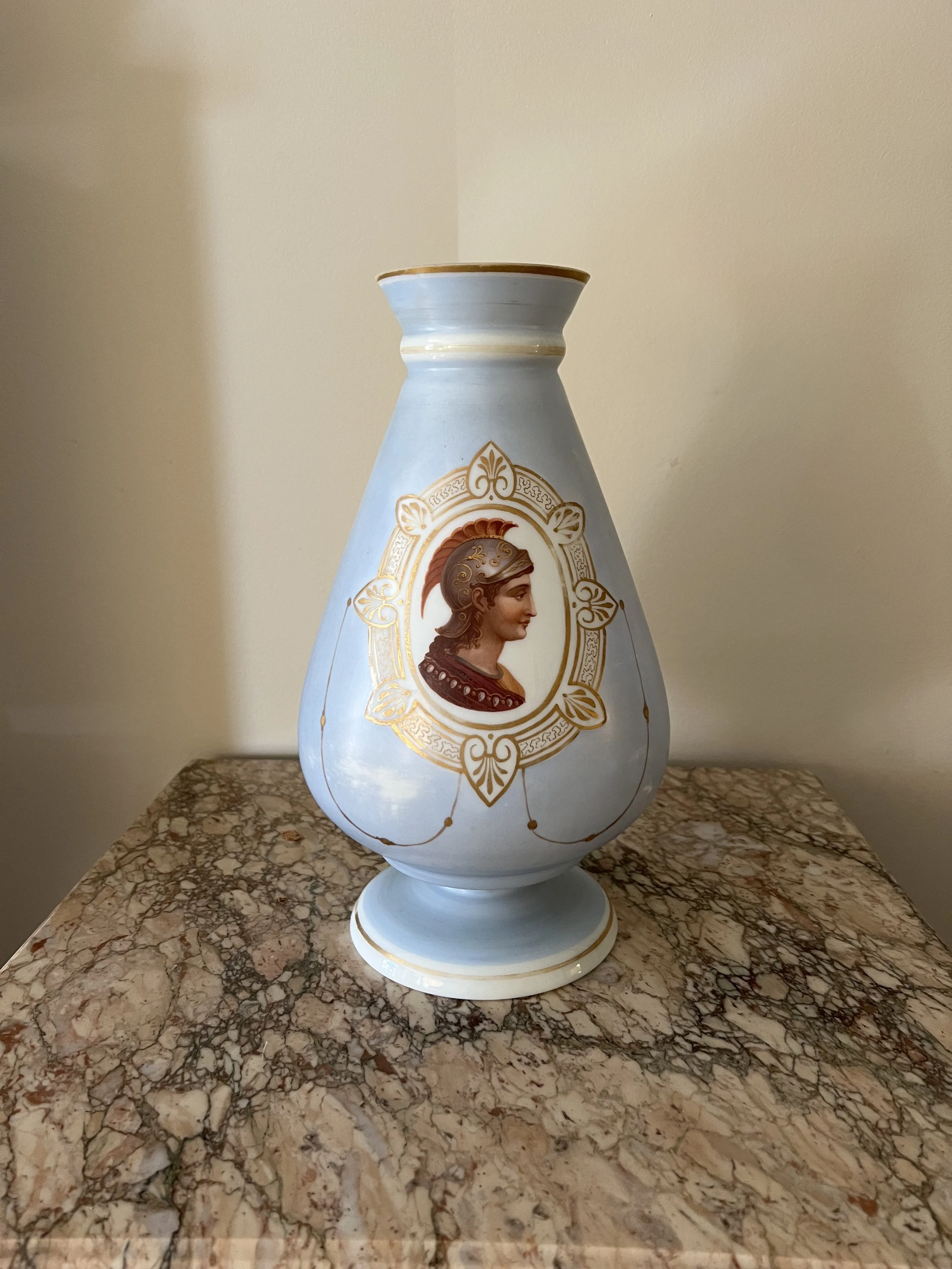High Victorian Bristol Glass Vase