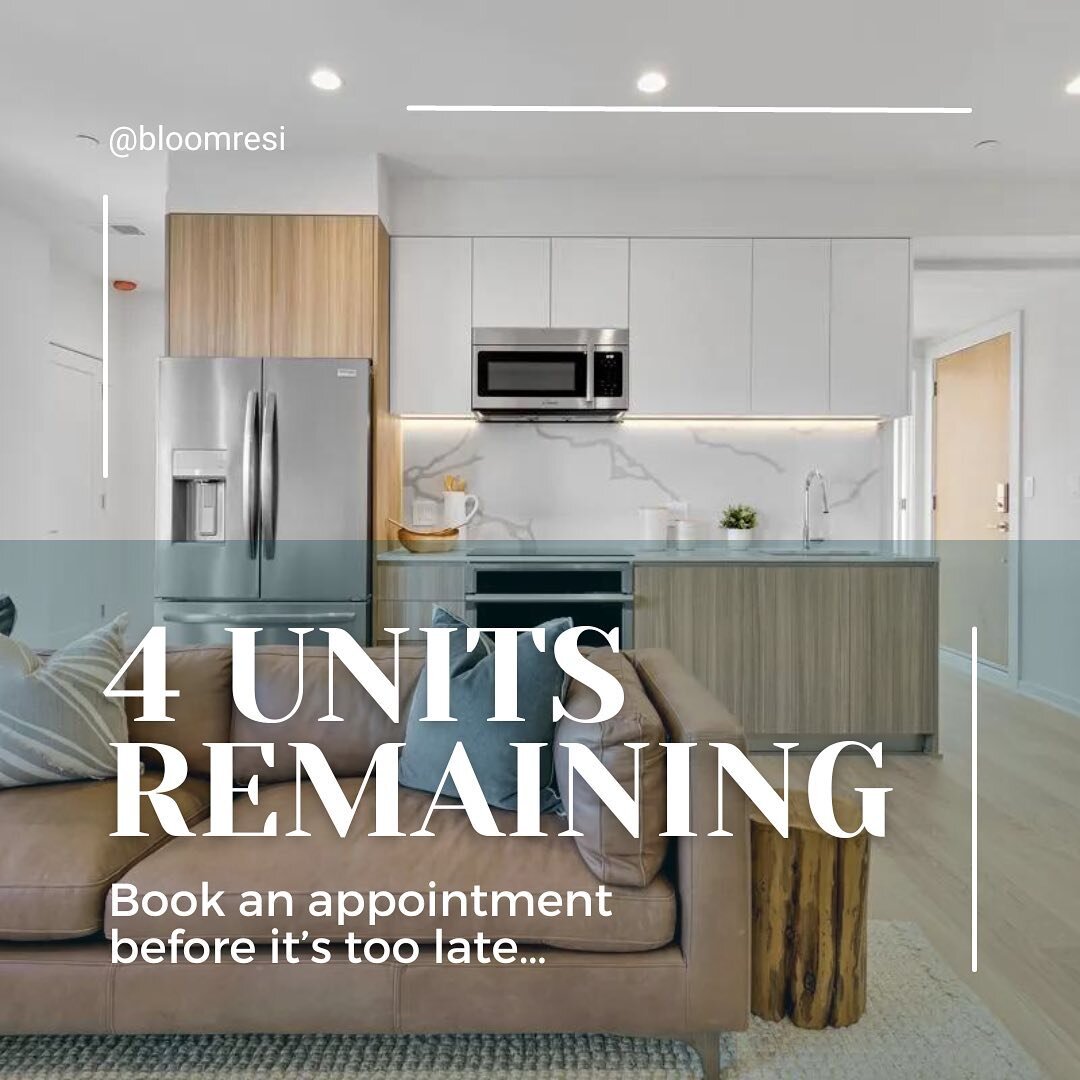Market up. Market down. One thing is for sure the Market always favors quality and location. Time and time again. Only 4 units remaining at Jasmine Condominiums. More info in bio. #dcdevelopers #dcrealtorlife #interiordesign #bloomresidential #burnes