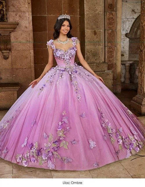 purple ombre quinceanera dress RQ3125 — Casa Grande Quinceañera & Formalwear
