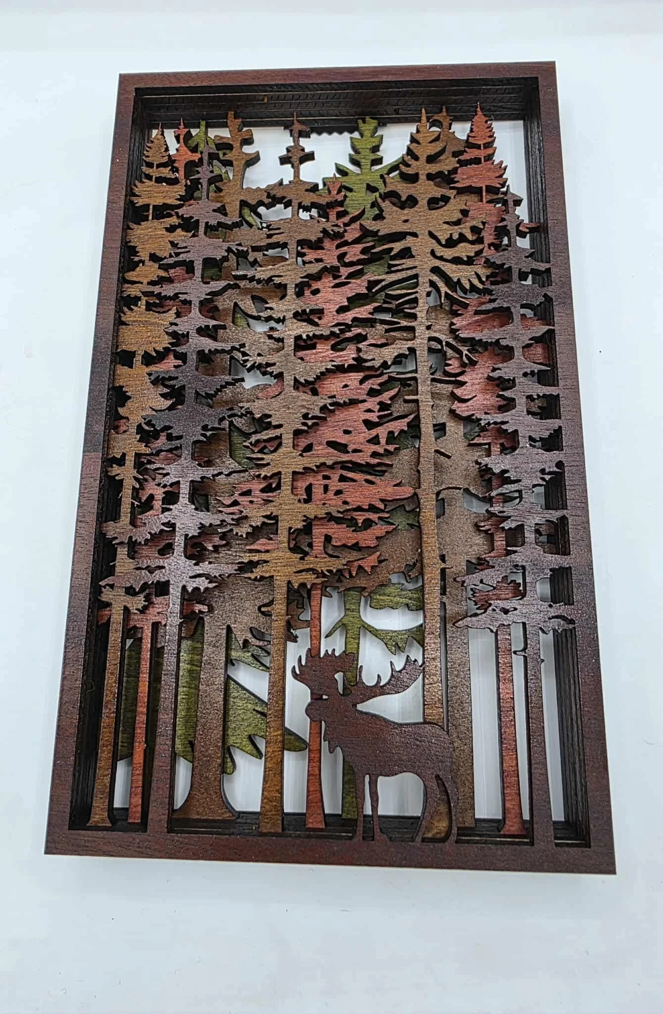 Forest Scene Wildlife Sign