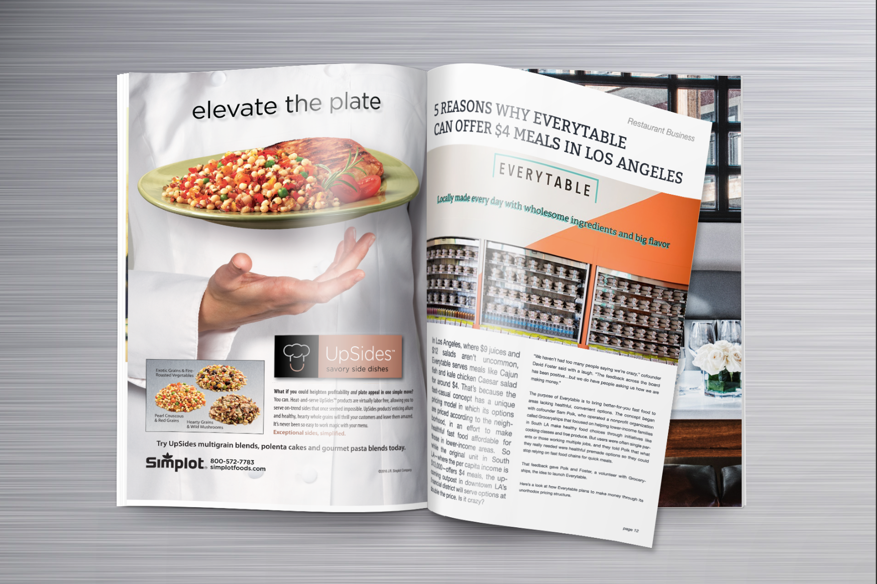 Simplot "Elevate the Plate" Campaign
