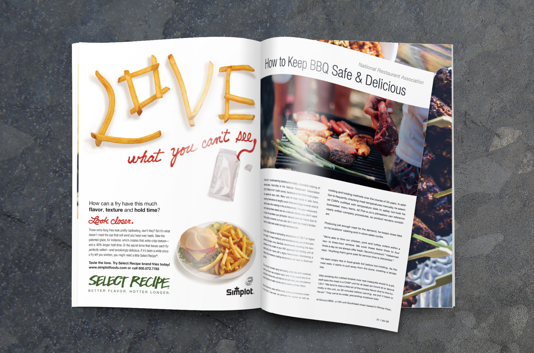 Simplot "Love French Fries" Campaign