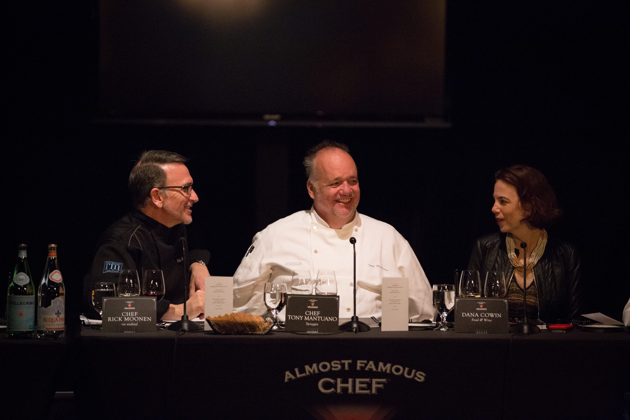 S.Pellegrino Almost Famous Chef Judges Event Design