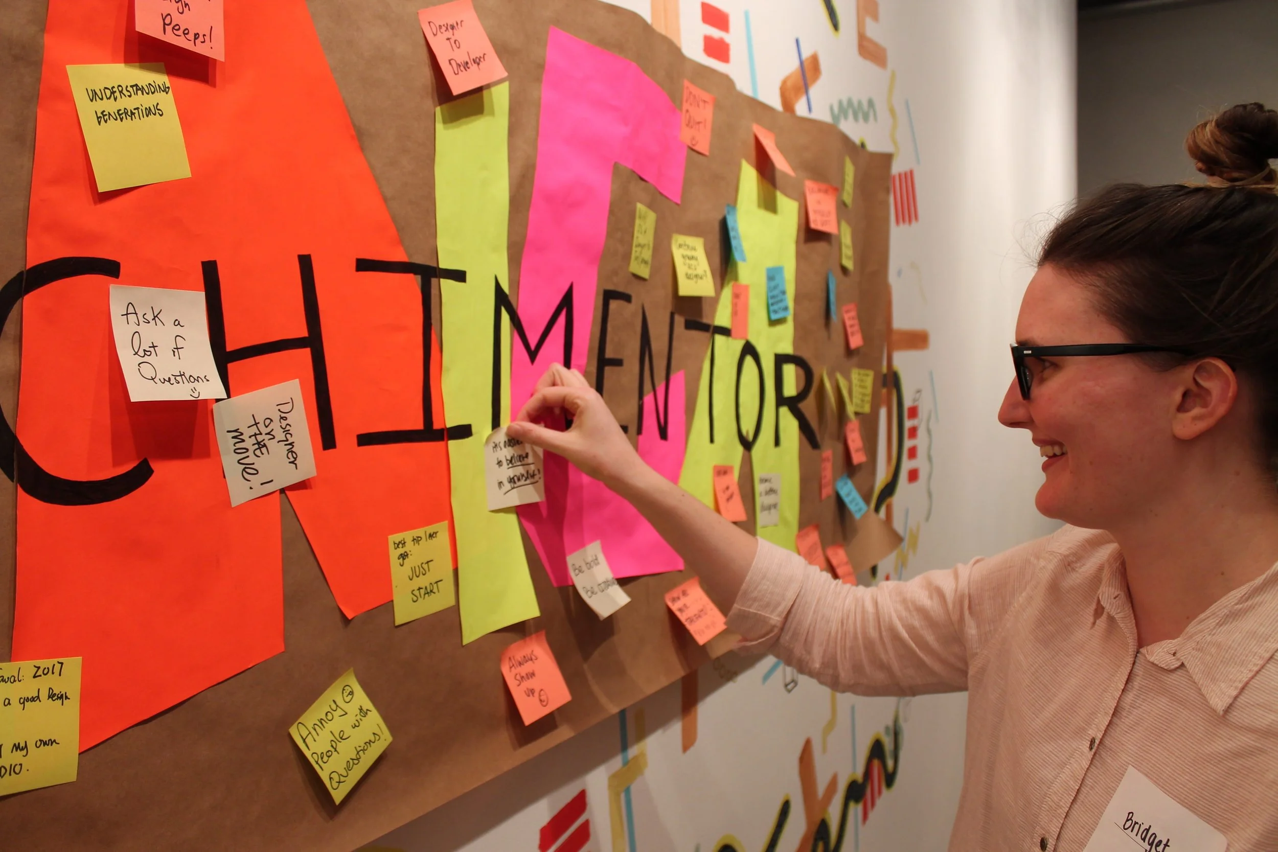 Mentor Program Success Wall