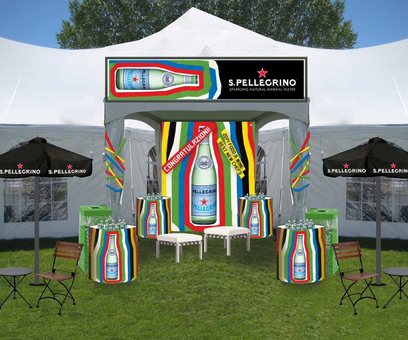 S.Pellegrino Food and Wine Event Design