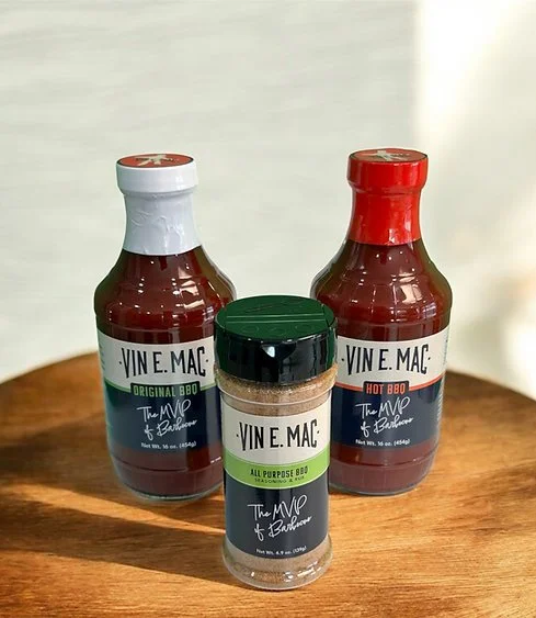 Vin E Mac BBQ Branding & Packaging