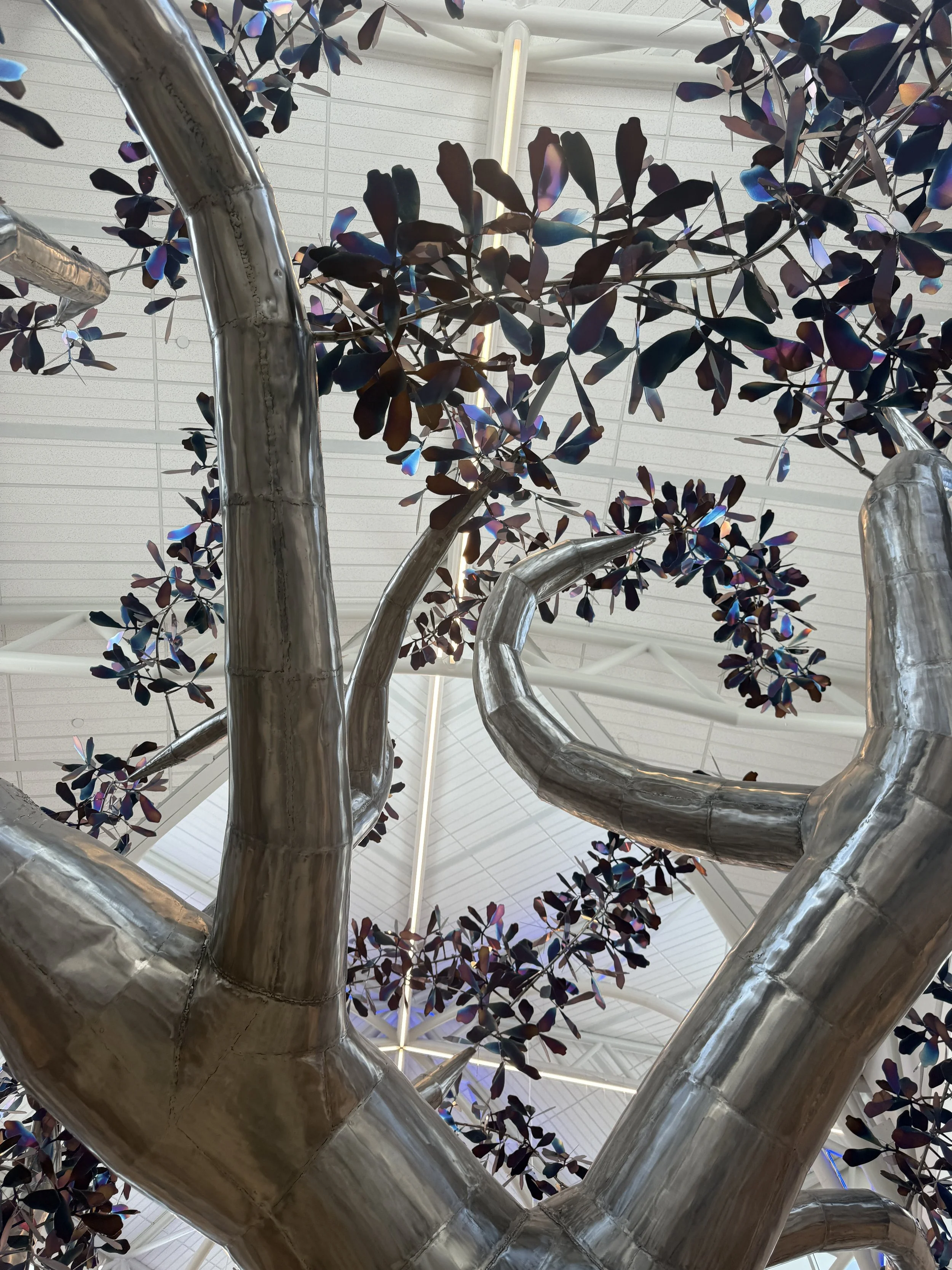 Metal Sculpture, Wilmington Int'l Airport