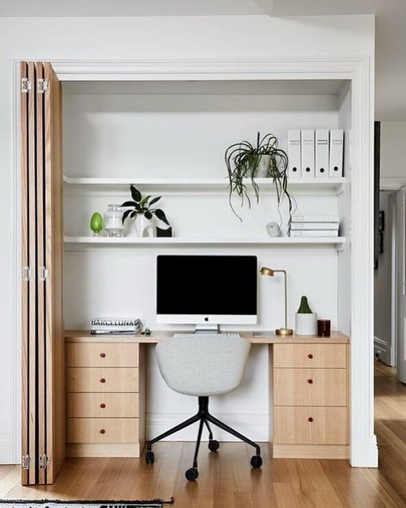 You don&rsquo;t need a designated office room to create a zen workspace 🪴

Rethink areas of your home that aren&rsquo;t meeting their full potential and carve out some space of your own. 

If you have an unexpected home office (closet? under the sta