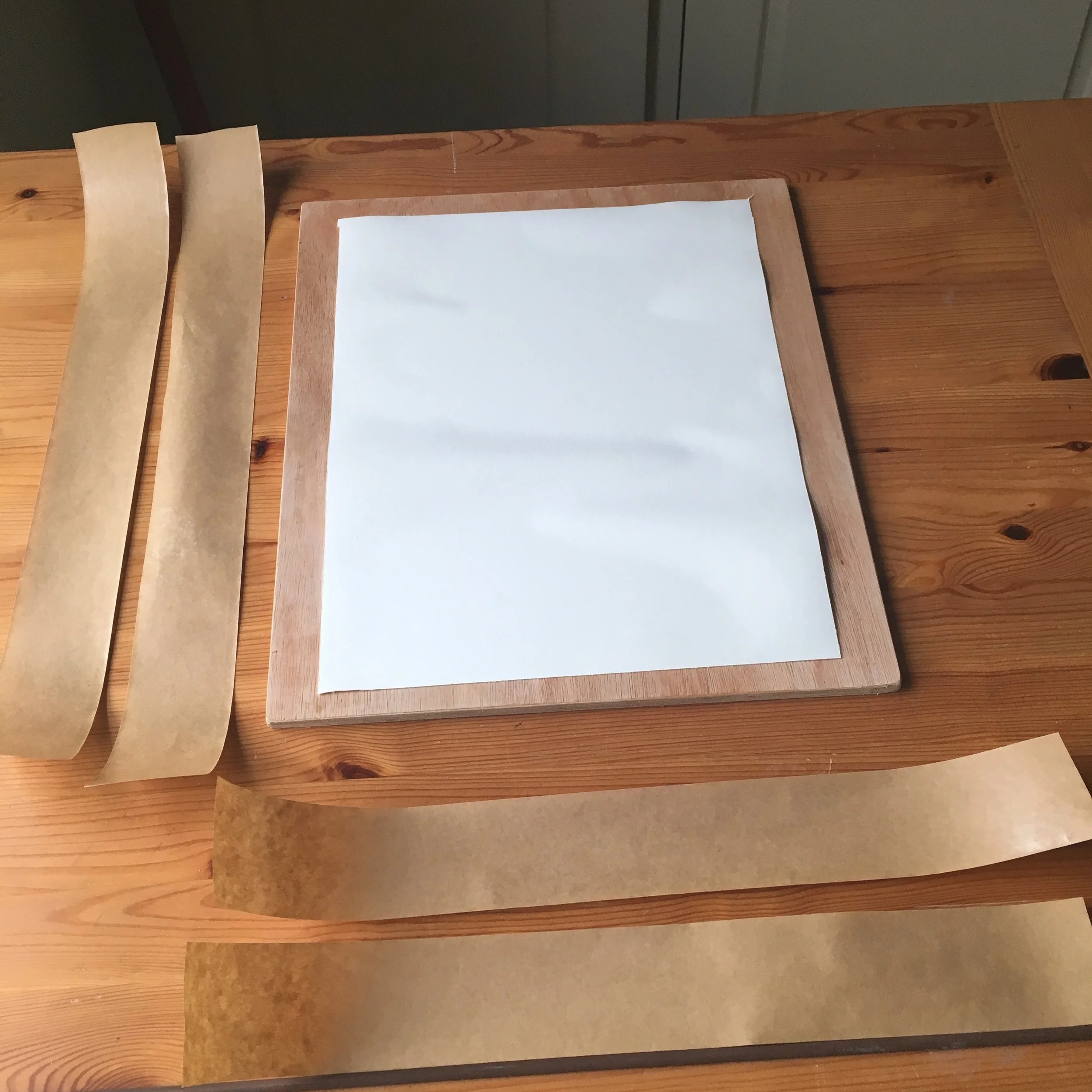 Stretching Watercolour Paper — HELEN COUSINS BOTANICS