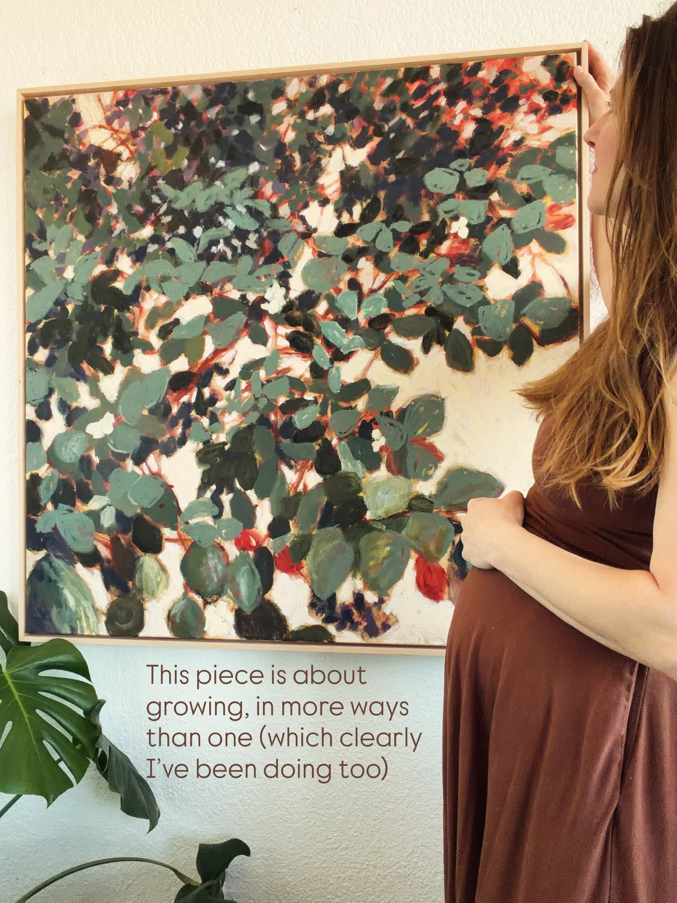 This painting feels like the poem &ldquo;The Peace of Wild Things,&rdquo; probably because the inspiration photo (a very boring one of some snowberry bushes) was taken when I was on a hike that my soul really needed, and I was present enough to notic