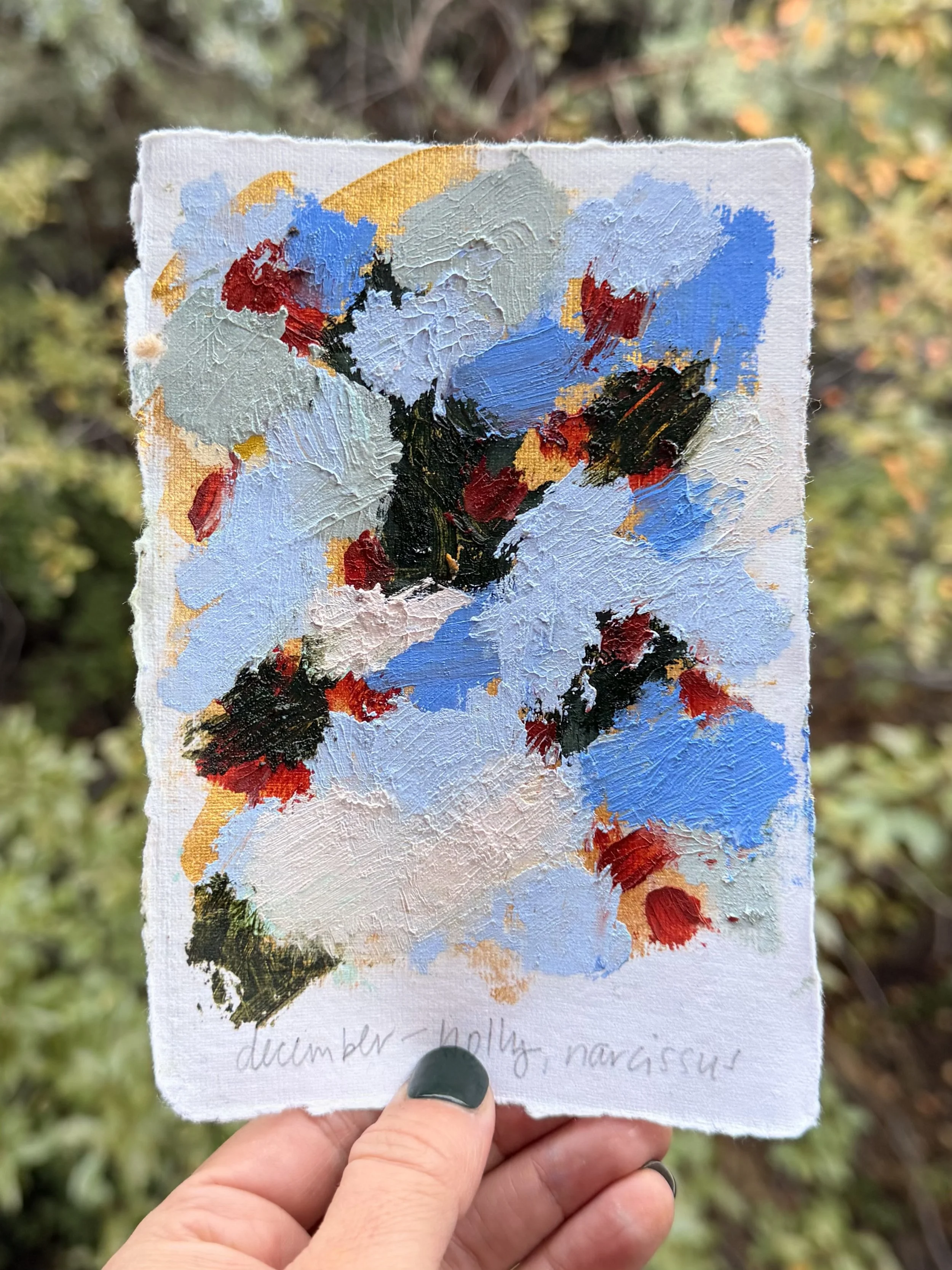 December Floral Portrait