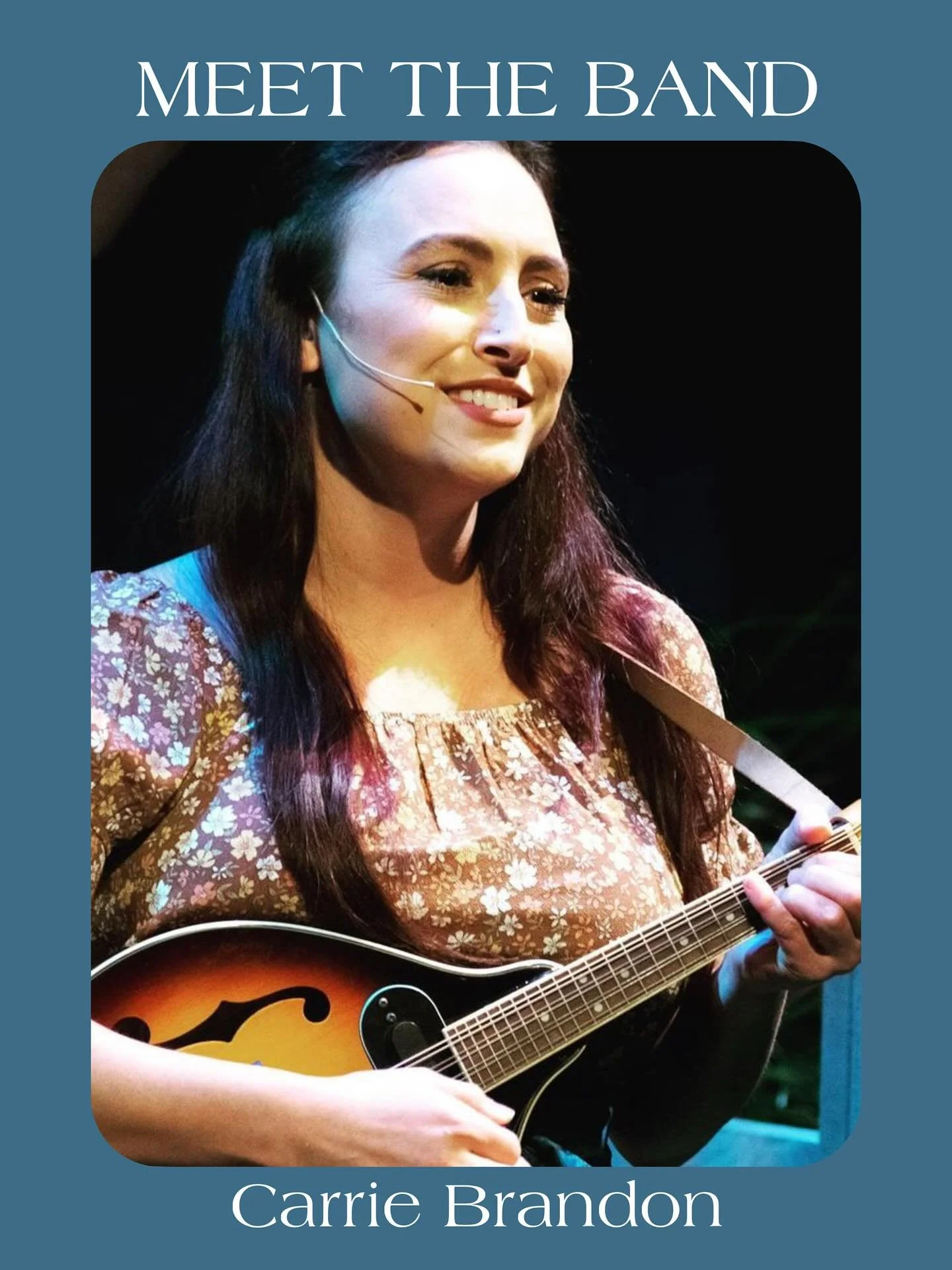 Carrie Lyn Brandon is a NYC based singer, actor, multi-instrumentalist and voice teacher. Carrie has performed all over the world, on National tours (most notably with Once the Musical), on cruise ships, with symphonies and in many regional theatres.