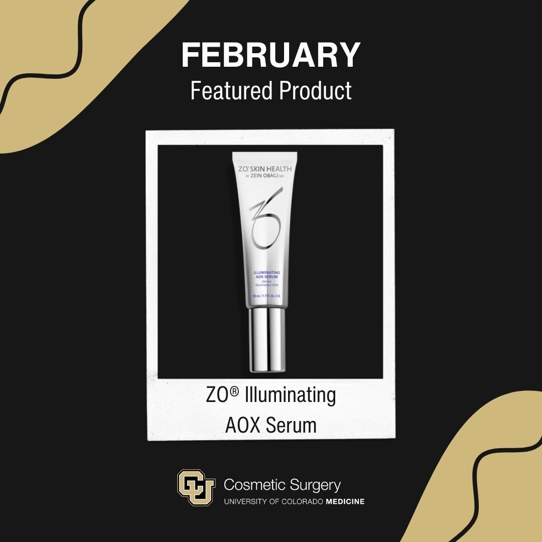 February's product of the month is the ZO&reg; Illuminating AOX Serum. This concentrated antioxidant serum protects against pollutants and prevents premature signs of aging while visibly brightening the skin. If your skin is feeling dry, red, unhealt