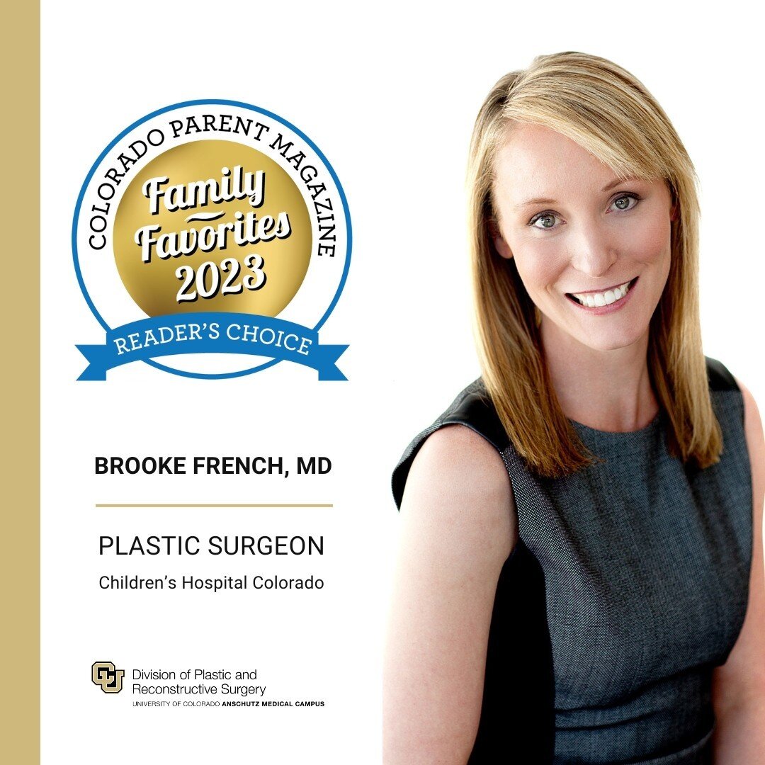 #Throwback to the Colorado Parent Magazine 2023 Family Favorites. Brooke French, MD, was named favorite plastic surgeon, and David Khechoyan, MD, received runner up for the category. Kristen Lowe, DDS, received runner up for the Orthodontist category