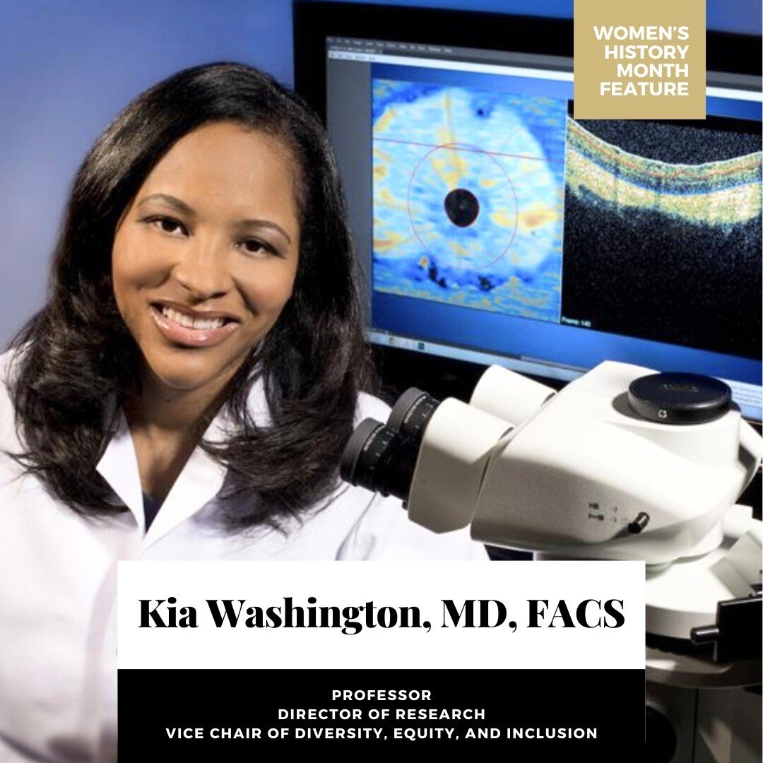 Today we celebrate Kia Washington, MD, FACS. Professor Washington is Director of Research and Vice Chair of Diversity, Equity, and Inclusion. ⁠
⁠
Dr. Washington is board-certified and specializes in both plastic surgery and hand surgery. She runs the