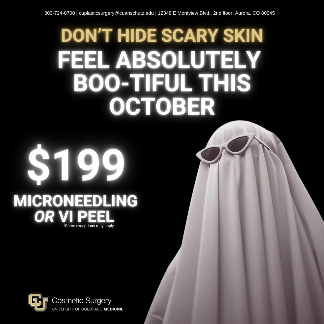 All October, microneedling sessions and VI Peels are $199 each.* Microneedling and VI Peels are skin treatments that treat a variety of skin concerns, including hyperpigmentation, acne scars and aging. Microneedling stimulates collagen, smoothes fine