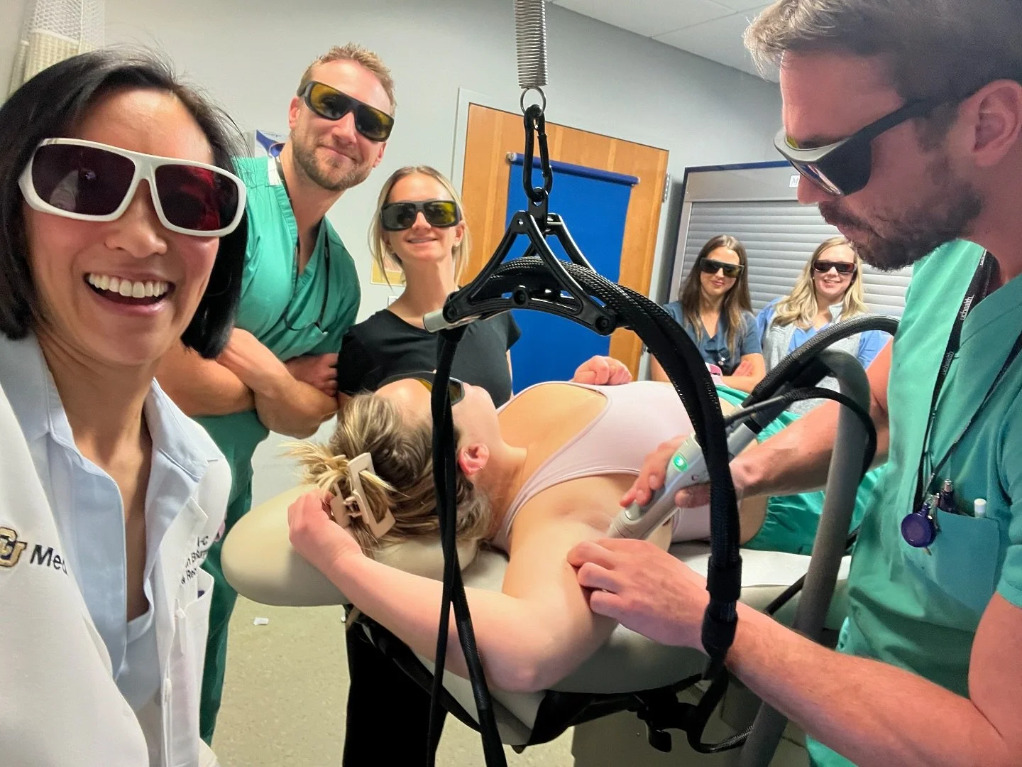 Marian Brinkman, PA-C, MPAS, instructed @cuplasticsurgeryresidency juniors and seniors on all things lasers on Tuesday, November 19, 2024. We love having the residents in our clinic to learn best practices and to get great hands-on cosmetic experienc