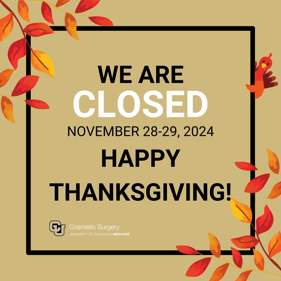 We hope you have a safe and plentiful holiday! We look forward to seeing you on Monday, December 2, 2024!⁠
⁠
#happythanksgiving