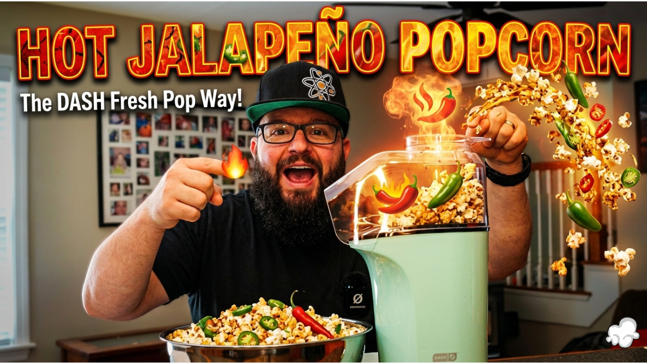 I put jalapeño in an air popper… this actually worked