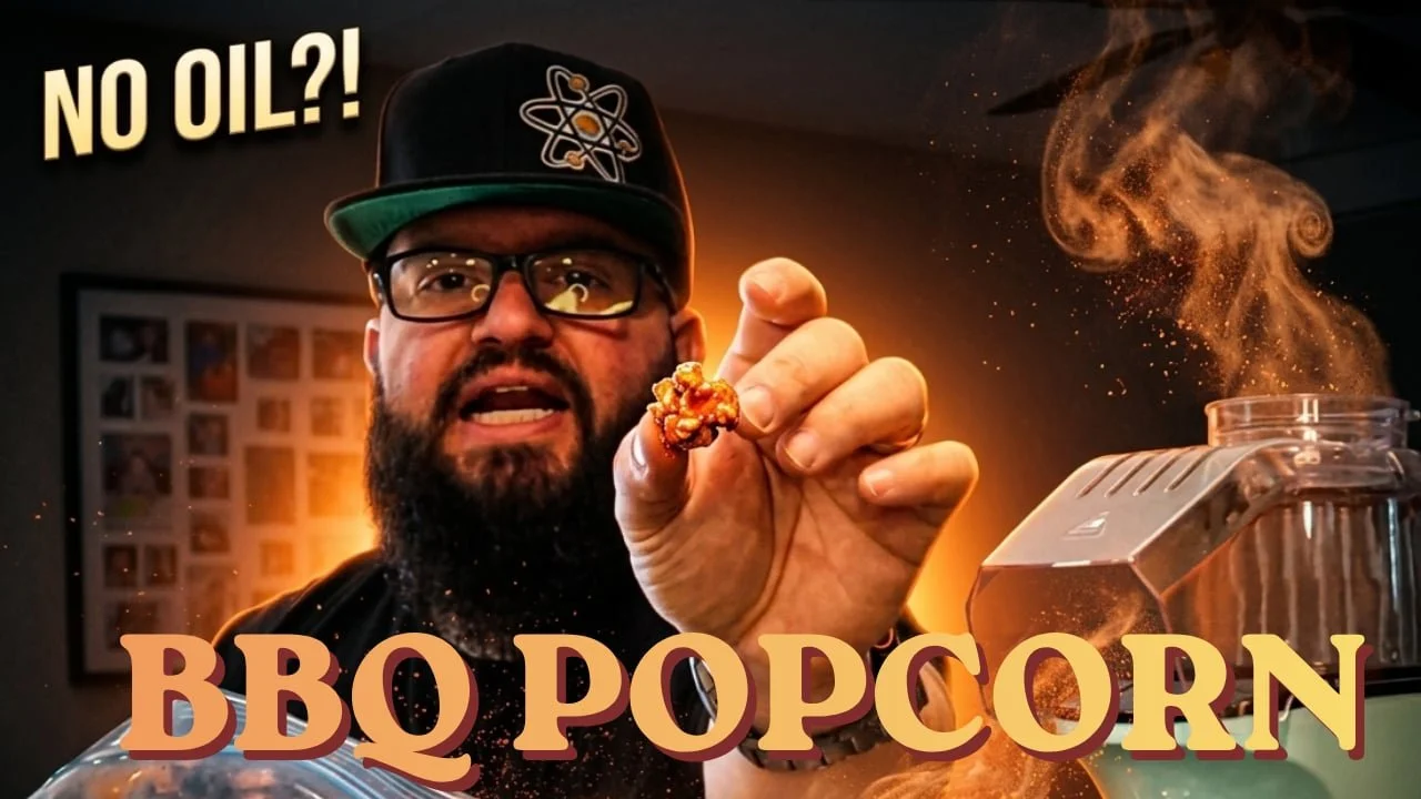 I Tried BBQ Popcorn in an Air Popper… and It Turned Out Amazing (Easy Recipe!)