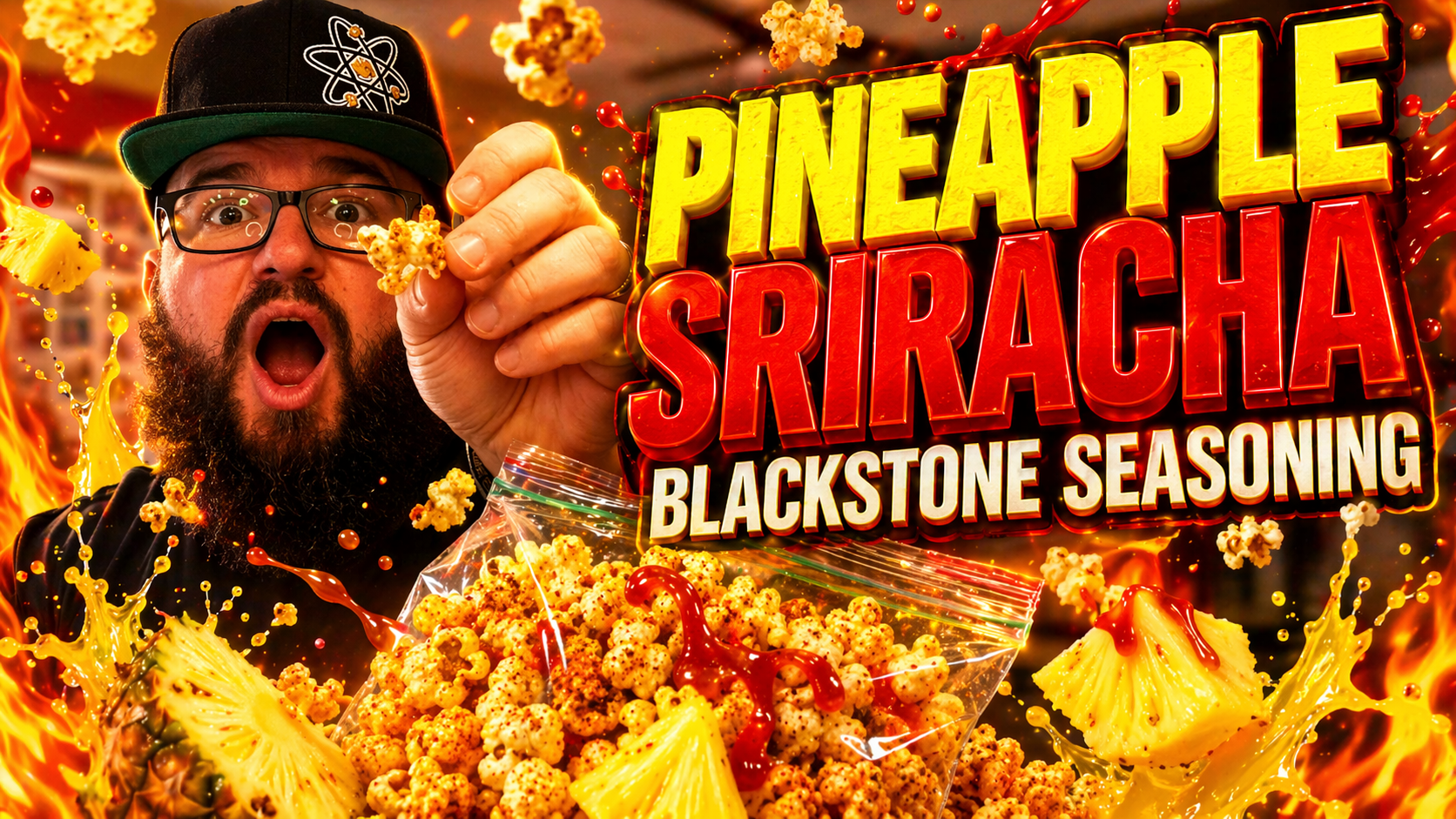 I Didn’t Expect This… Pineapple + Sriracha Popcorn?!