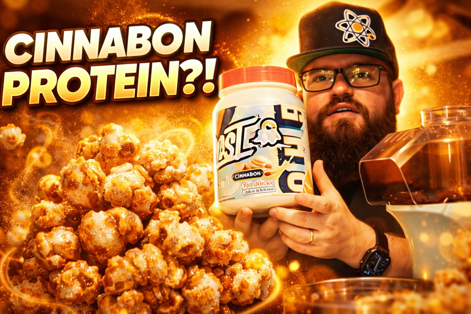 Zero Oil, High Protein: Cinnabon Popcorn Recipe