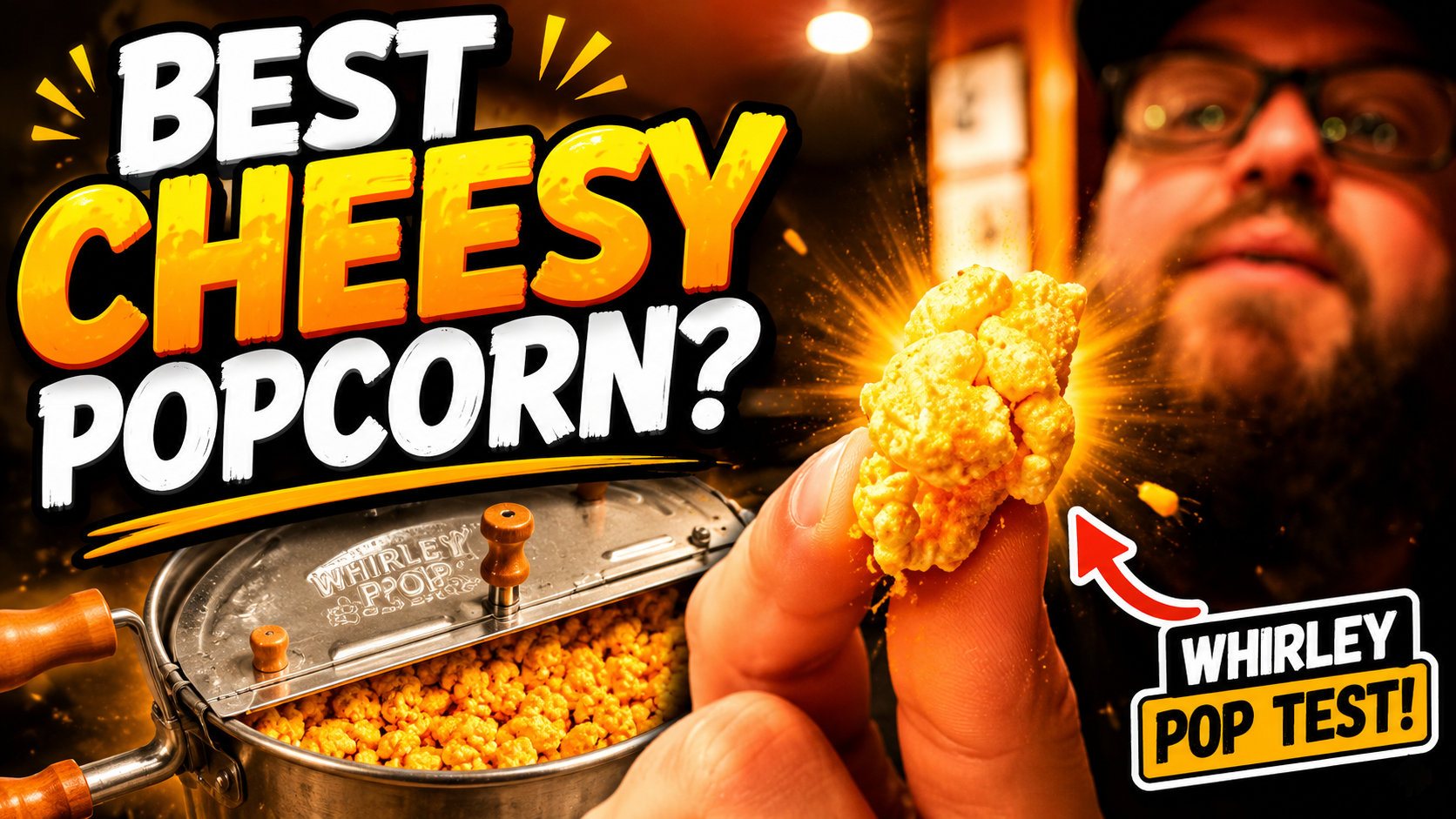 I Tried Making Extra Cheesy Popcorn in a Whirley Pop