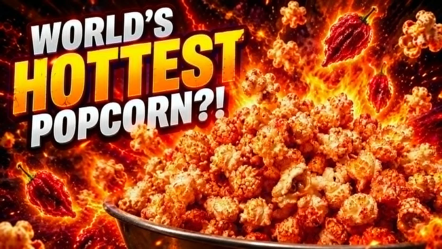 WORLD'S HOTTEST POPCORN?! Ghost Pepper Whirley Pop