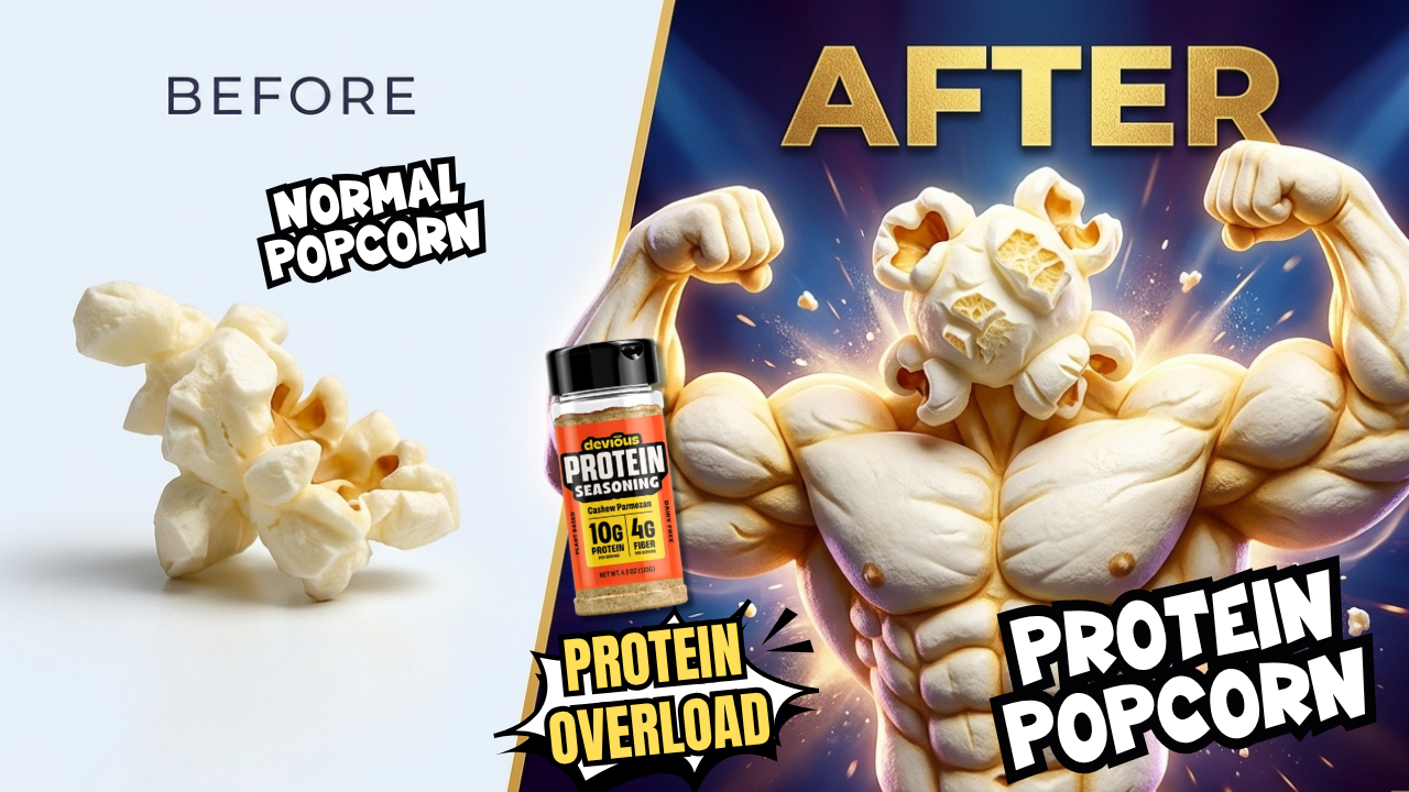 POPCORN IS PROTEIN?! 😱 I Tried Making PROTEIN POPCORN!