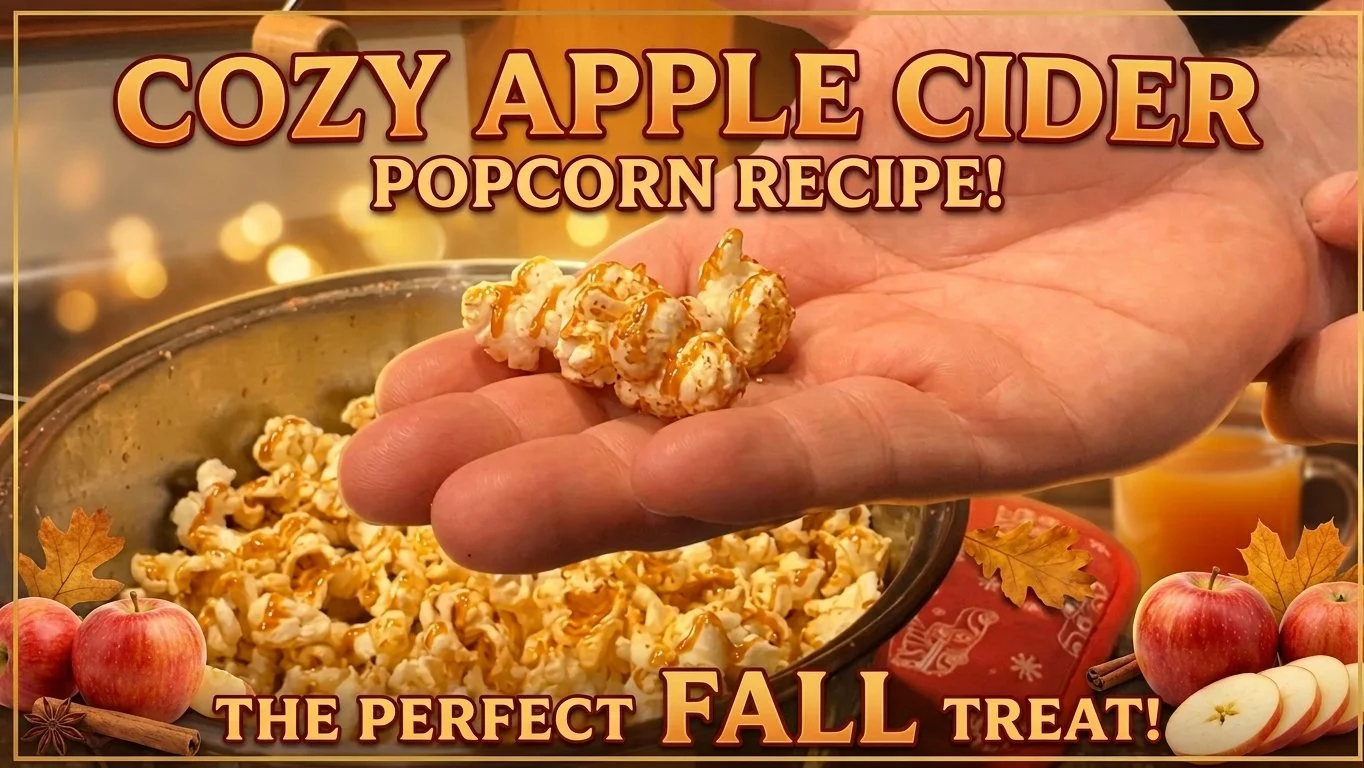 I Made the Most Fall Popcorn Ever 🍎🍿