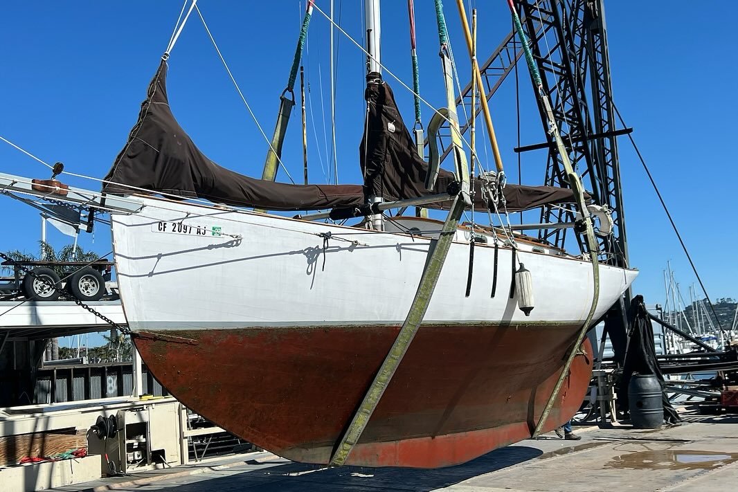 Made in 1889, Folly has a rich history on the SF Bay. This week, Spaulding Marine Center hauled her out for a bottom job, and engine replacement from the old gasoline to a modern diesel. 

Allen Gross, Folly&rsquo;s owner, will be presenting on her h