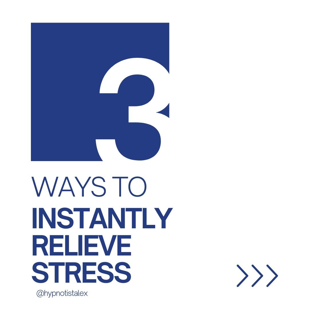 Yes, I said it. Three ways you can instantly relieve stress. It sounds too good to be true, right? 

It&rsquo;s not though.

Give these three a try and let me know in the comments what you notice about yourself.

First, breathe. 

Your breath is alwa