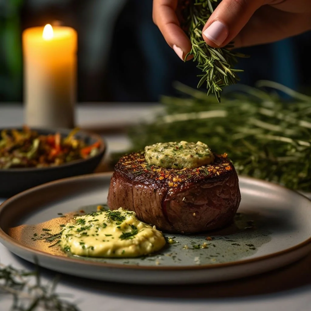 Rosemary Garlic Butter Filet Mignon Recipe — Crooked Recipes