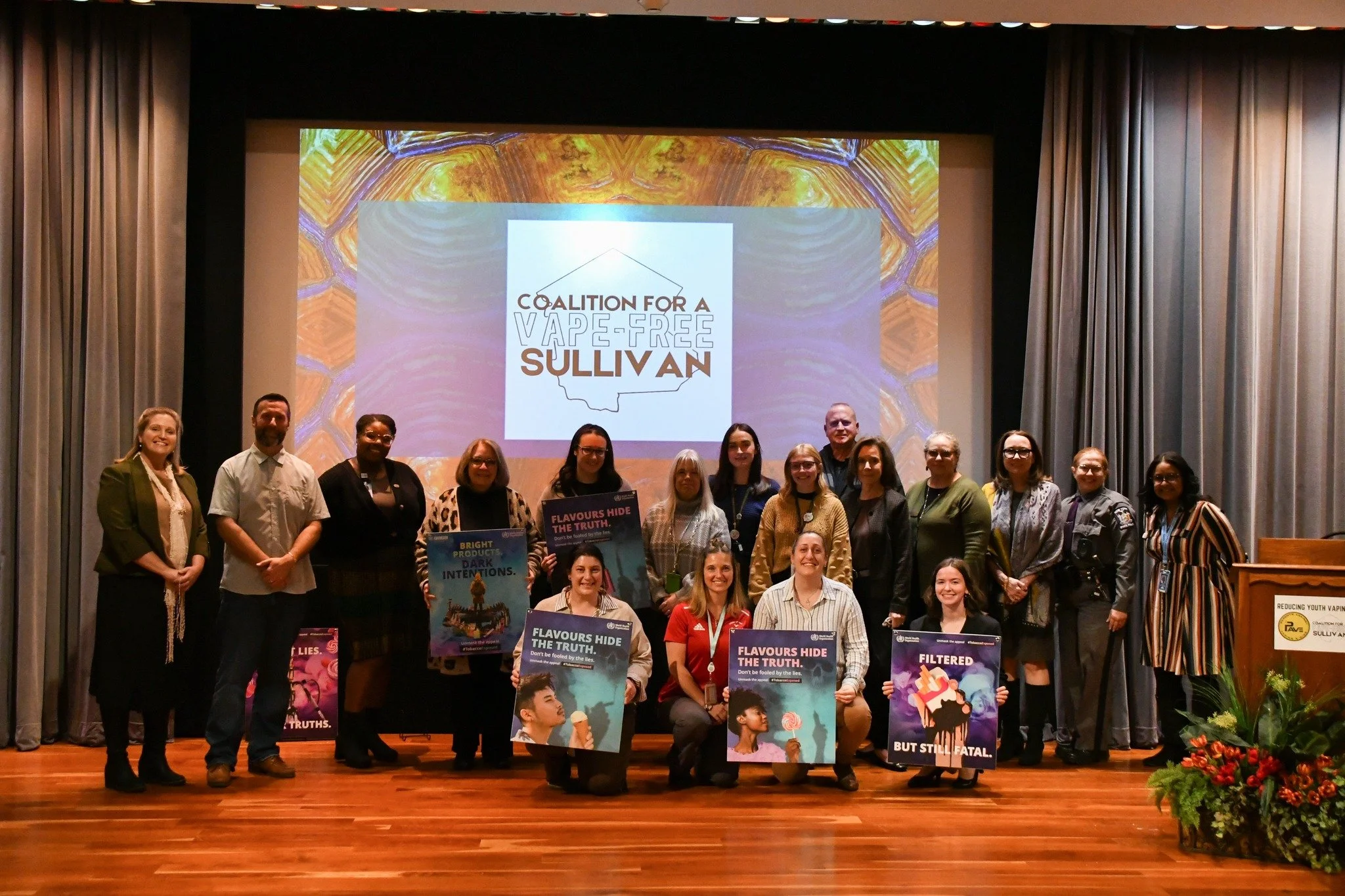 Earlier this month, the Coalition for a Vape-Free Sullivan hosted PAVe (@parents_against_vaping) for a presentation on School Strategies and the Power of Restorative Practices &amp; Policies. Thank you to all who attended and especially PAVe&rsquo;s 