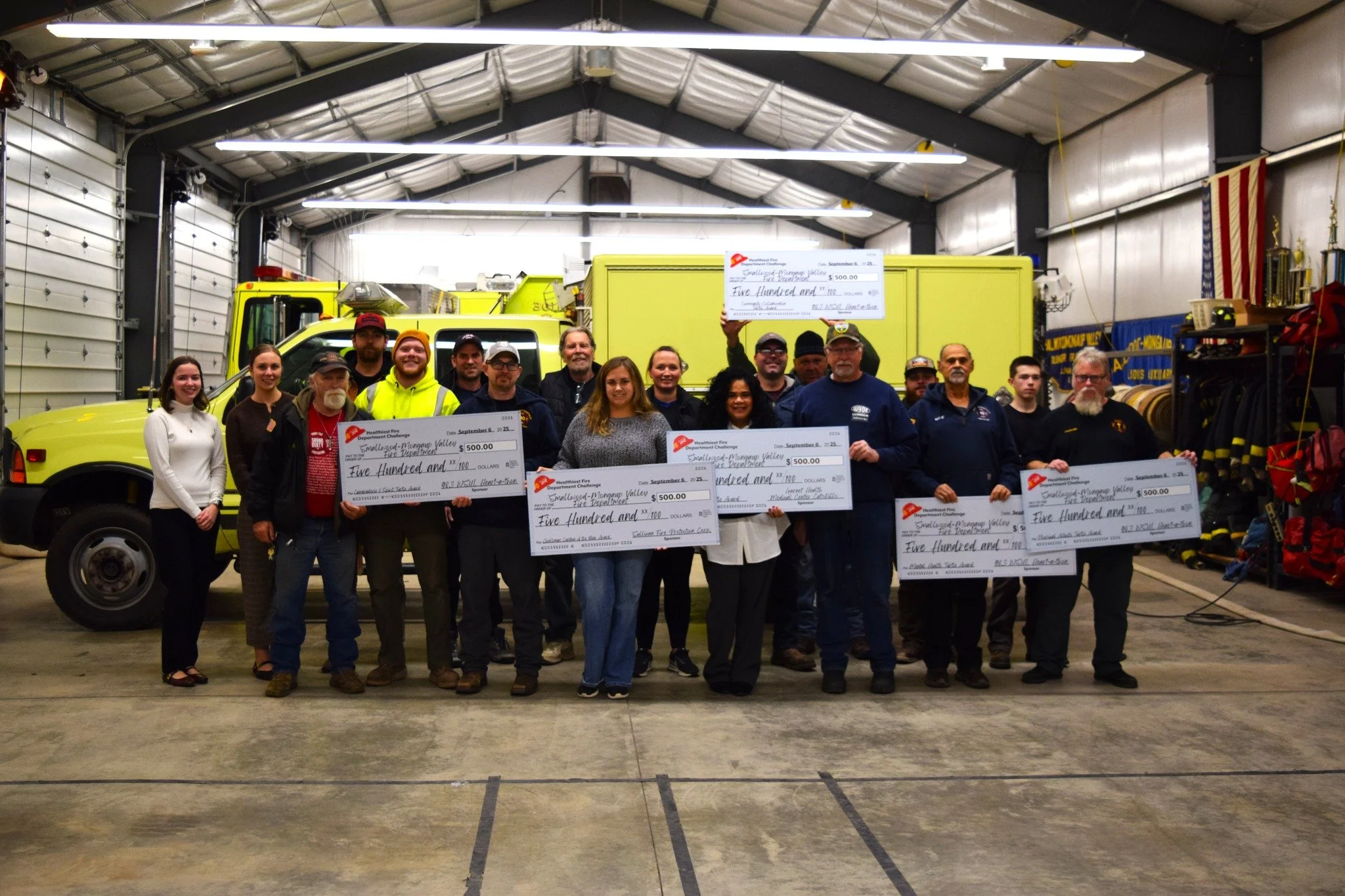 🎉 𝗖𝗼𝗻𝗴𝗿𝗮𝘁𝘂𝗹𝗮𝘁𝗶𝗼𝗻𝘀 𝘁𝗼 𝘁𝗵𝗲 𝗦𝗺𝗮𝗹𝗹𝘄𝗼𝗼𝗱&ndash;𝗠𝗼𝗻𝗴𝗮𝘂𝗽 𝗩𝗮𝗹𝗹𝗲𝘆 𝗙𝗶𝗿𝗲 𝗗𝗲𝗽𝗮𝗿𝘁𝗺𝗲𝗻𝘁!

Sullivan 180 proudly recognized the Smallwood-Mongaup Valley Fire Department with 𝗳𝗶𝘃𝗲 𝗧𝘂𝗿𝘁𝗹𝗲 𝗔𝘄𝗮𝗿𝗱𝘀 fo