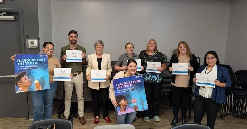 𝗣𝗿𝗲𝘃𝗲𝗻𝘁𝗶𝗼𝗻 𝘀𝘁𝗮𝗿𝘁𝘀 𝘄𝗶𝘁𝗵 𝗽𝗿𝗲𝗽𝗮𝗿𝗲𝗱 𝗮𝗱𝘂𝗹𝘁𝘀.

CATCH My Breath is a peer-reviewed, evidence-based vaping prevention program used in schools and youth programs nationwide. Our upcoming Facilitator Training equips educators 