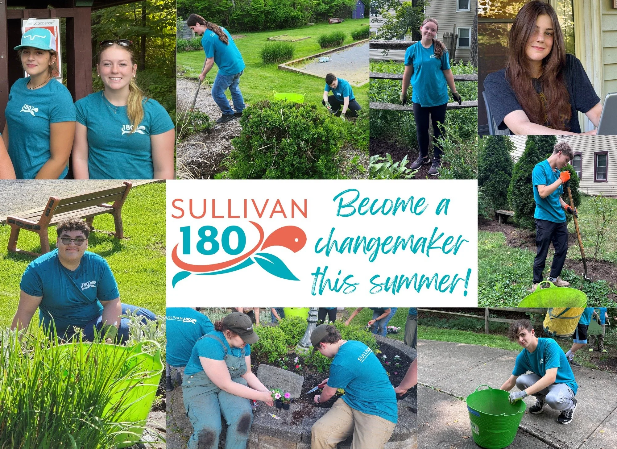 𝗕𝗲 𝗮 𝗰𝗵𝗮𝗻𝗴𝗲𝗺𝗮𝗸𝗲𝗿 𝗶𝗻 𝘆𝗼𝘂𝗿 𝗰𝗼𝗺𝗺𝘂𝗻𝗶𝘁𝘆 𝘁𝗵𝗶𝘀 𝘀𝘂𝗺𝗺𝗲𝗿.

Sullivan 180 interns gain hands-on experience while building communication, leadership, and problem-solving skills. From community projects to a Day of Service, i