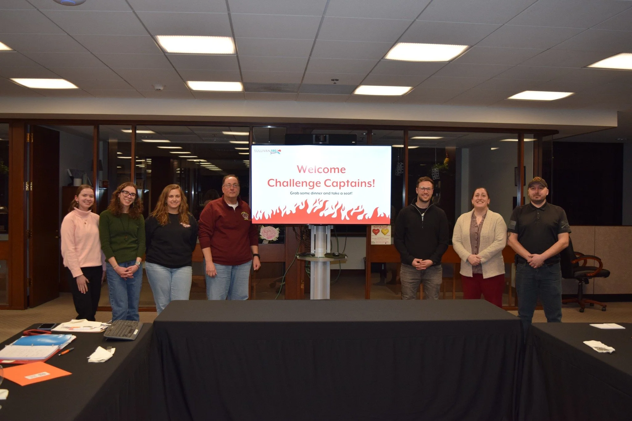 Last week, we had our first Challenge Captain meeting of the year! The captains discussed new changes to point earning, participated in easy physical health, nutrition, and mental health activities to bring back to the firehouse, and made plans to do