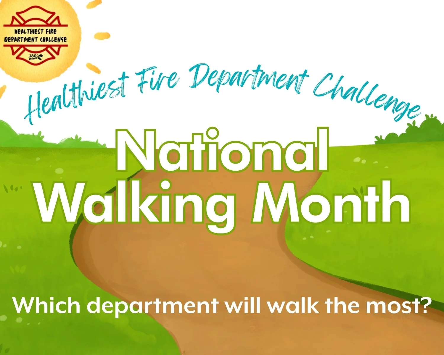 👟 𝗟𝗮𝗰𝗲 𝘂𝗽 𝘆𝗼𝘂𝗿 𝘀𝗻𝗲𝗮𝗸𝗲𝗿𝘀 𝗳𝗼𝗿 𝗡𝗮𝘁𝗶𝗼𝗻𝗮𝗹 𝗪𝗮𝗹𝗸𝗶𝗻𝗴 𝗠𝗼𝗻𝘁𝗵 

May is National Walking Month, and since it&rsquo;s also the halfway point of the Sullivan 180 Healthiest Fire Department Challenge, it&rsquo;s time for a 