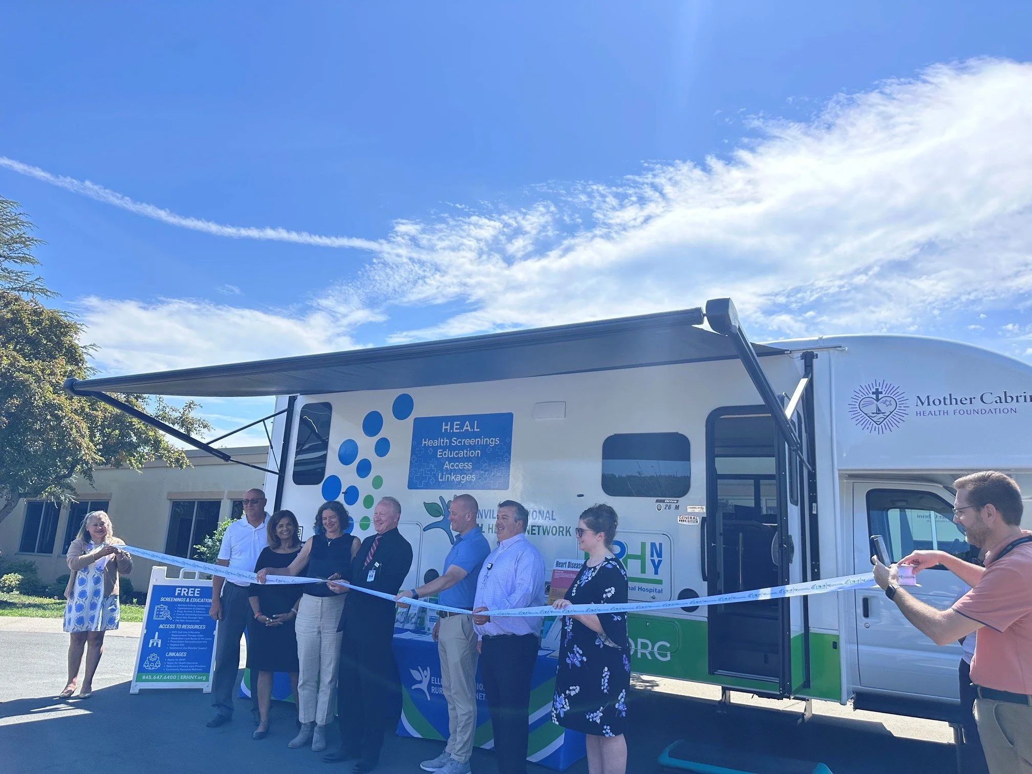 Congratulations to Ellenville Regional Hospital on the launch of its HEAL Mobile RV.

Members of the Sullivan 180 team were pleased to attend today's ribbon-cutting ceremony and learn more about this innovative resource. By bringing health screenings