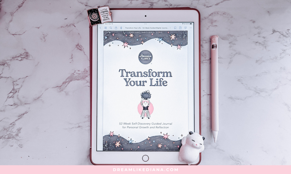 REVIEW: Transform Your Life: 52-week Guided Digital Journal by Passion Planner