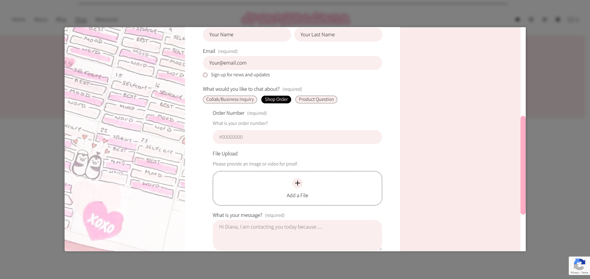 dreamlikediana - contact - shop order help.png