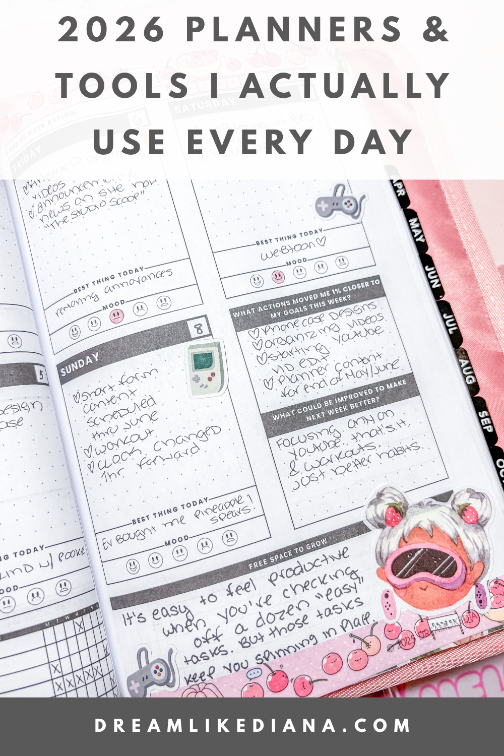 Best Planners & Productivity Tools I’m Using in 2026 — DREAMLIKEDIANA