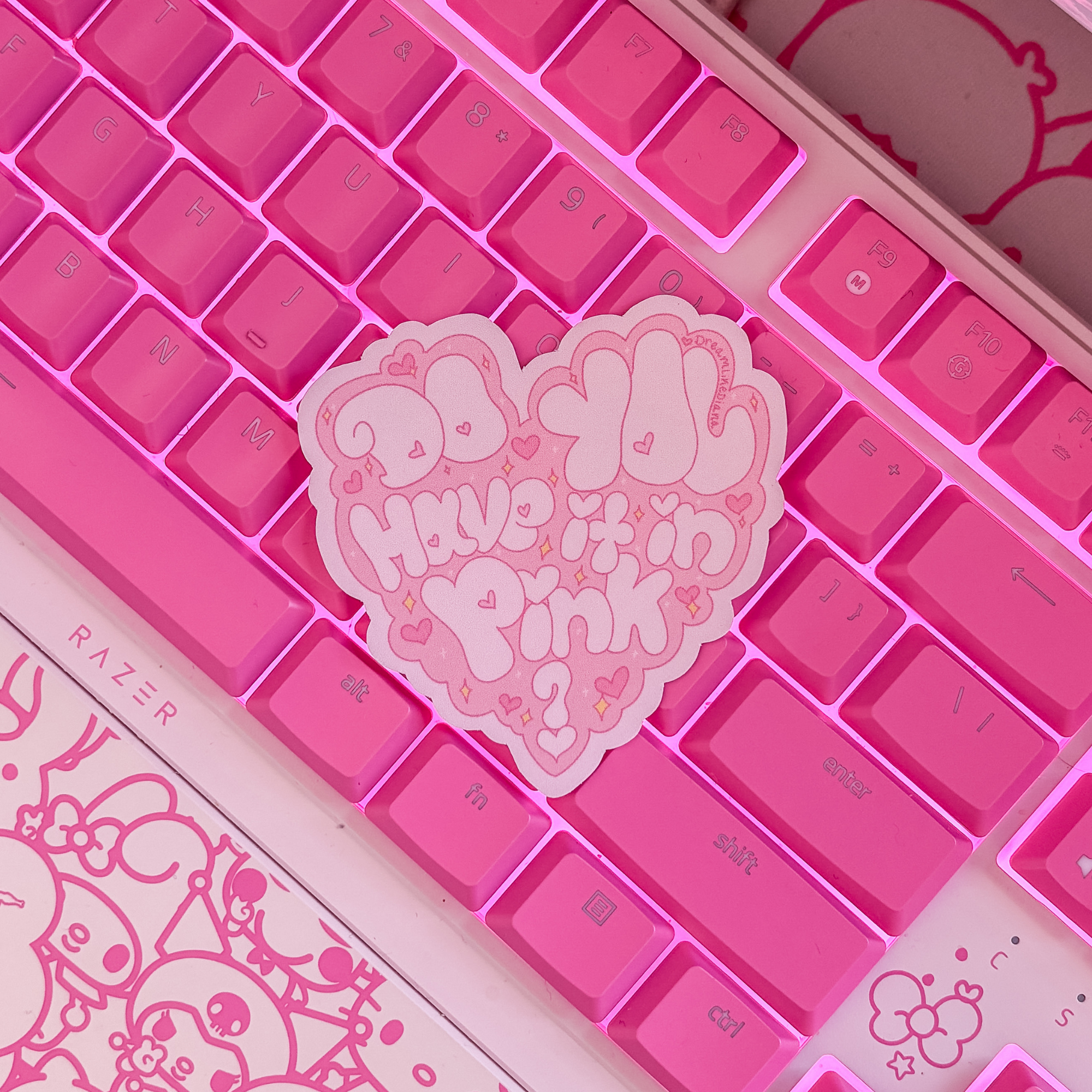 Do You Have It In Pink? Vinyl Sticker