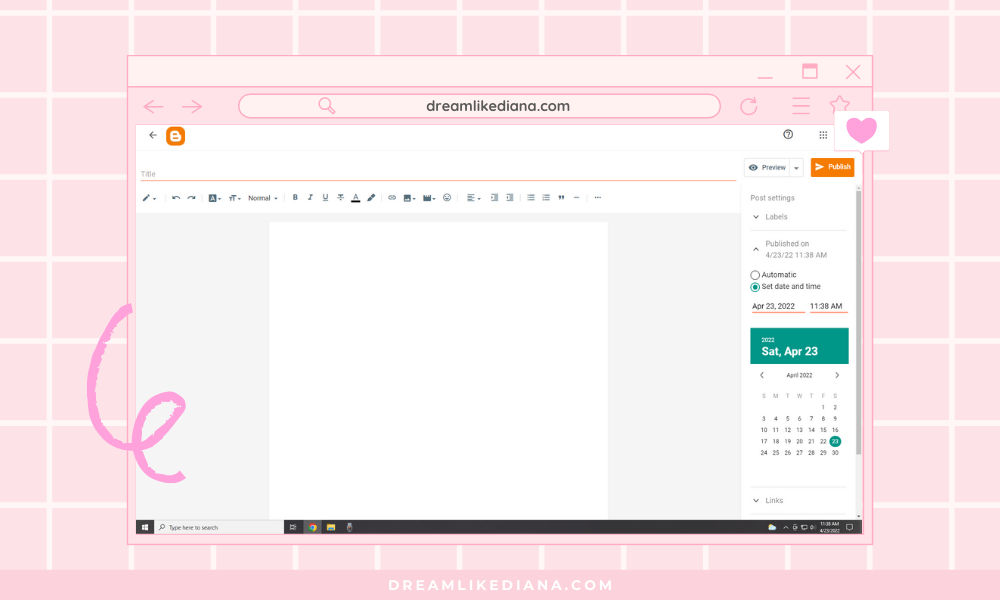 blogger.com blogspot user interface