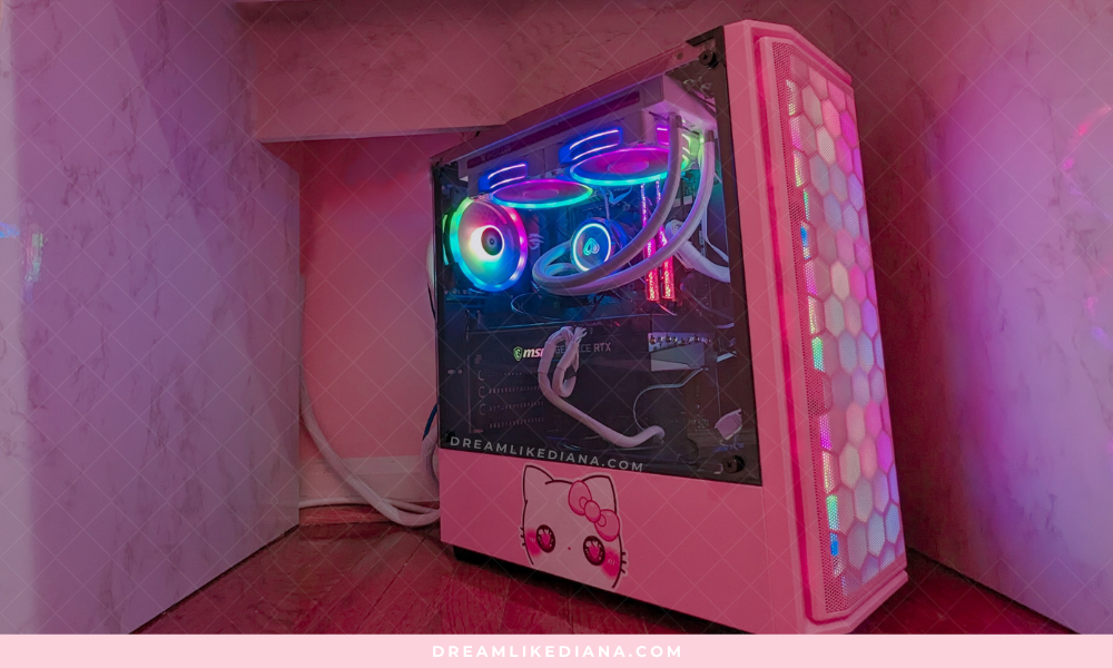 Computer A Pink One How I Built My Dream Kawaii Pink Gaming PC — dreamlikediana